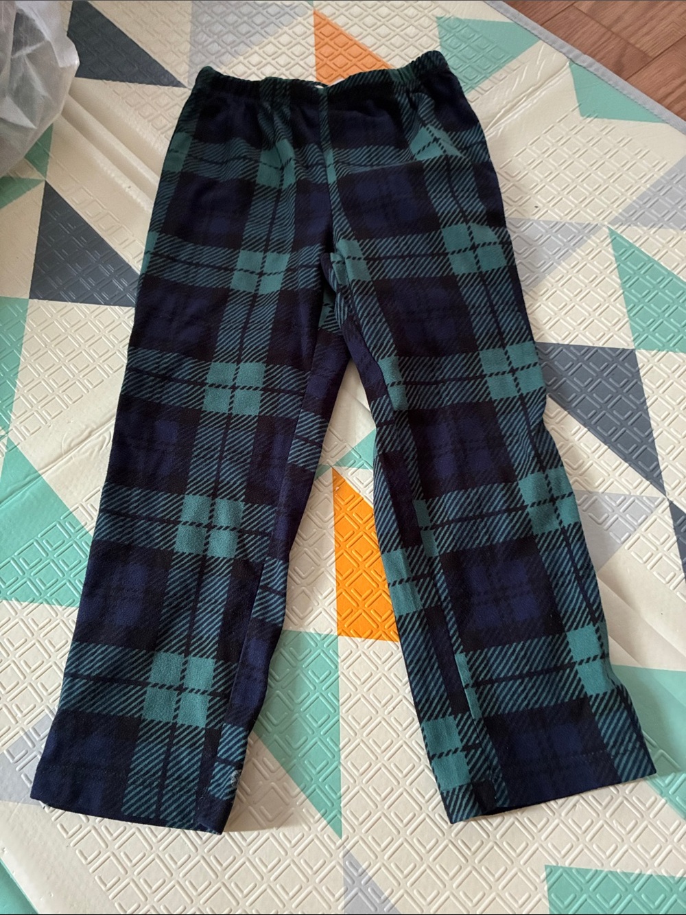 20/25$ 🧸 Kids Plaid Pants - Green & Black